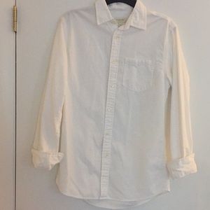 White button down